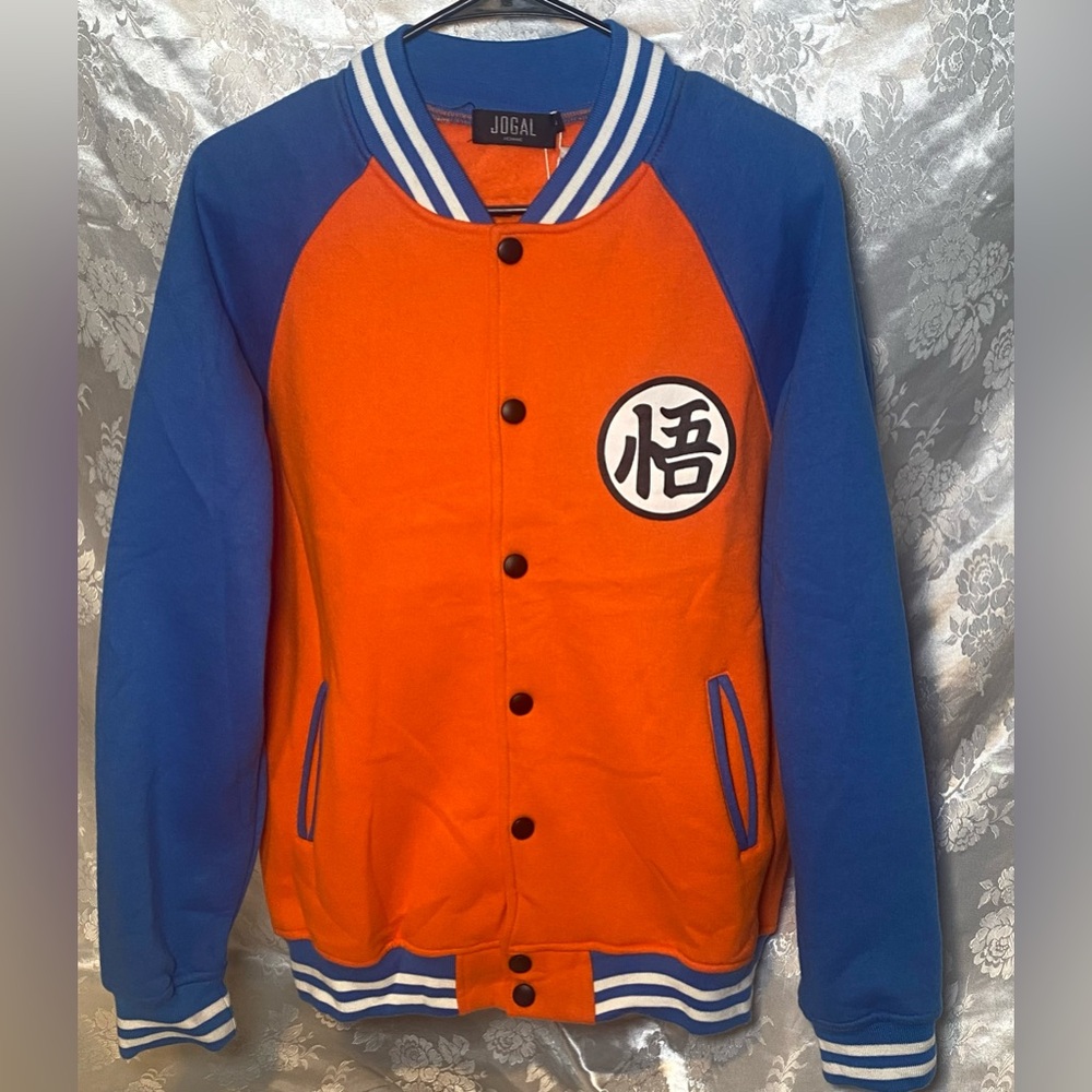 Jogal Brand Varsity Jacket Inspired By The Anime Series Dragon Ball Z Size Lg